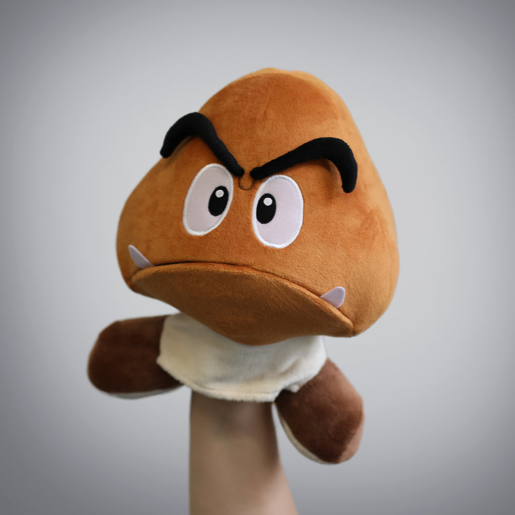 Super Mario Bros: Official Goomba puppet (mouth closed)