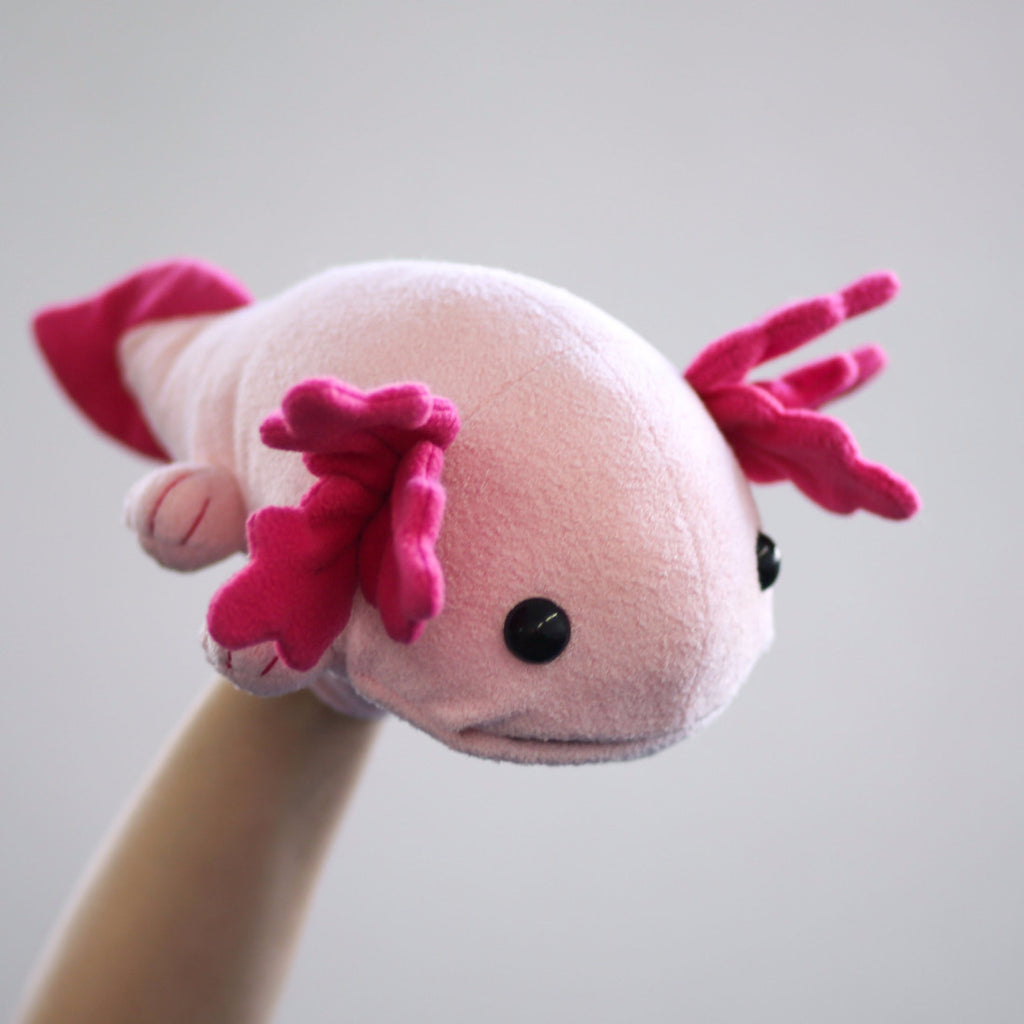 Axolotl puppet