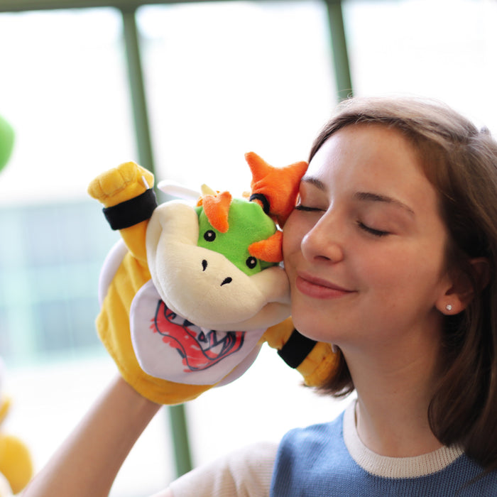 Super Mario Bros: Bowser Jr. Puppet (cuddling cutely with a model)