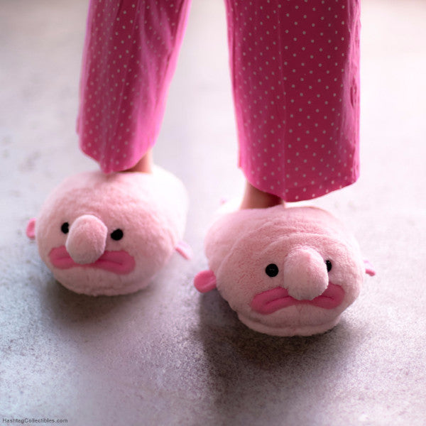 Blobfish slippers by Hashtag Collectibles